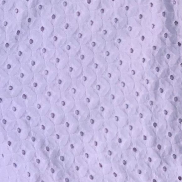 LOFT Lavender Eyelet Shorts Size 6 - Picture 2 of 2